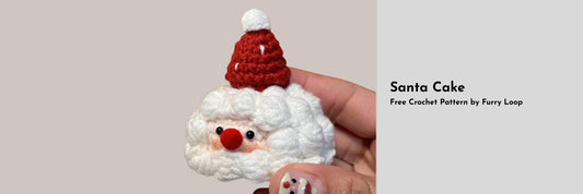 Christmas Santa Cream Cake Crochet Pattern - Free